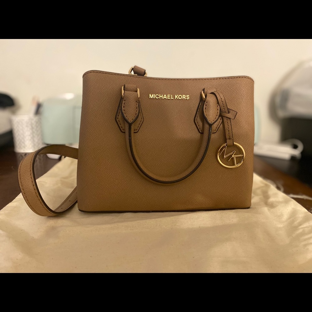 Micheal Kors Camille Small Leather Satchel